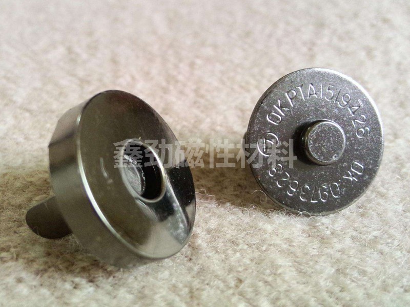 Magnetic button, magnetic button
